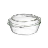 Sareva Ovenschaal met deksel- Hittebestendig glas - ø 19.5 cm / 1.5 liter - thumbnail