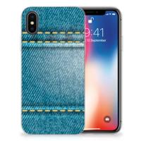 Apple iPhone X | Xs | Sillicone Back Cover | Jeans - thumbnail