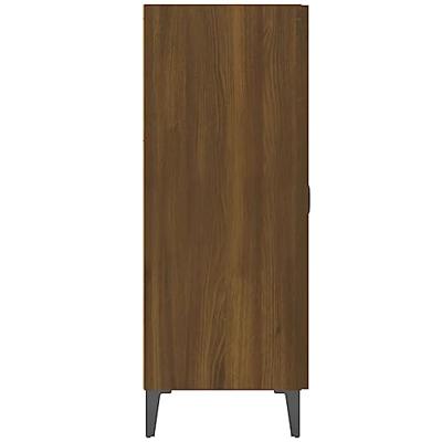 Dressoir 69,5x34x90 cm bewerkt hout bruineikenkleurig Dressoir 69,5x34x90 cm bewerkt hout bruineikenkleurig