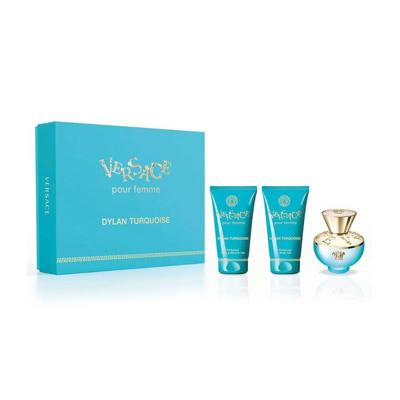 Versace Versace pour Femme Dylan Turquoise EDT 50 ml + Body Lotion 50 ml + Shower Gel 50 ml - Geschenkset