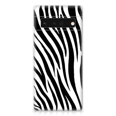 Google Pixel 6 Pro | TPU Hoesje | Zebra