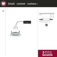 Paulmann 92435 LED-plafondlamp, LED-inbouwlamp 6 W Aluminium (gedraaid) - thumbnail