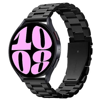 Spigen Moderne pasvorm, compatibel met Galaxy Watch 4-band 44 mm/40 mm, Galaxy Watch 4 klassieke band 46 mm/42 mm, Galaxy Watch 3-band 41 mm, Galaxy Watch Active 1&2-band - zwart