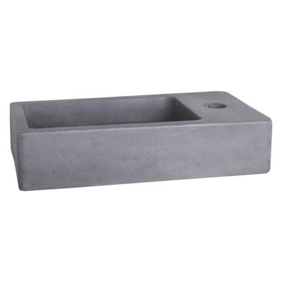 Differnz Force fontein 40x22x8cm 1 kraangat Beton 38.005.32 Differnz Force fontein 40x22x8cm 1 kraangat Beton 38.005.32