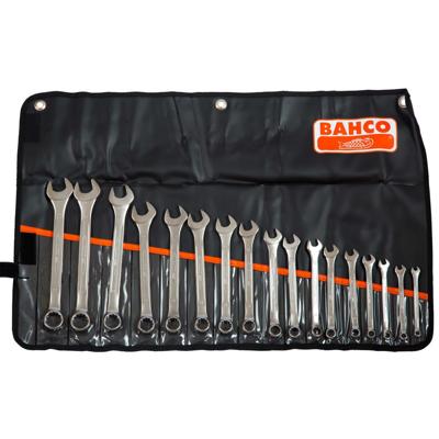 Bahco ringsteeksleutelset 17-dlg | 111M/17T