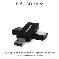 Integral USB 2.0 stick, 64 GB, zwart - thumbnail