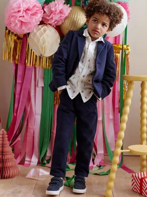 Jas Blazer Jongen marineblauw