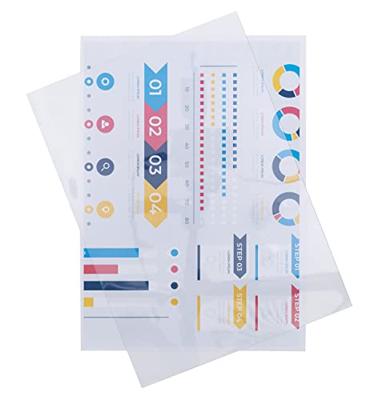 OFFICE products omslagen, A4, PVC, 200 micron, pak van 100 stuks, transparant