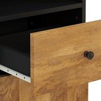 Badkamerkast 38x33x160 cm massief mangohout - thumbnail