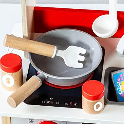 Speelgoedkeuken Moltó 21293 Hout Rood (10 pcs) Speelgoedkeuken Moltó 21293 Hout Rood (10 pcs)