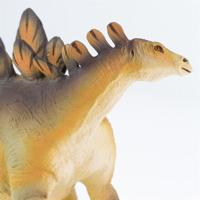 Safari speelfiguur Stegosaurus junior 20,5 x 9,5 cm bruin - thumbnail