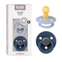 BIBS Fopspeen 0-6 Maanden Dusty Blue/Steel Blue - thumbnail