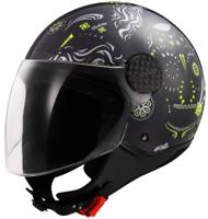 LS2 jethelm "of558 sphere lux ii maxca" helmet of558 sph. lux ii maxca m black/yellow - thumbnail