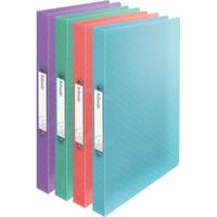 Esselte Colour&apos;Breeze ringmap, 2 ringen, PP, ft A4, met soepele kaft, assorti - thumbnail