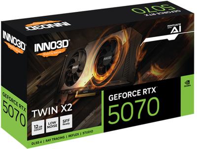 INNO3D GeForce RTX 5070 TWIN X2 12GB INNO3D GeForce RTX 5070 TWIN X2 12GB