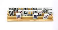 Houten Dominoen Kaarthouder, 4st. - thumbnail