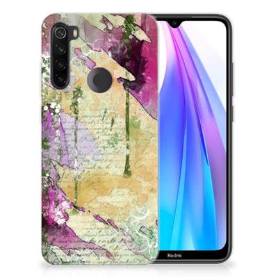 Smartphone hoesje Xiaomi Redmi Note 8T Letter Painting Smartphone hoesje Xiaomi Redmi Note 8T Letter Painting