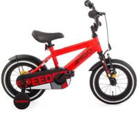 AMIGO Speeder 12 Inch Jongens Terugtraprem Rood/Zwart - thumbnail
