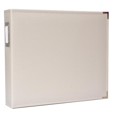 We R Makers • classic leather ring album greige 30,5x30,5cm