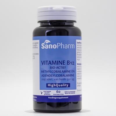 Sanopharm Vitamine B12 Bio-Actief Zuigtabletten