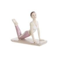 Decoratieve figuren DKD Home Decor Roze Yoga Scandi 16 x 6 x 13 cm - thumbnail