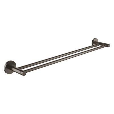 GROHE Essentials Handdoekhouder - 60cm - dubbel - brushed hard graphite 40802al1