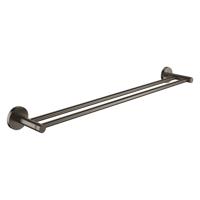 GROHE Essentials Handdoekhouder - 60cm - dubbel - brushed hard graphite 40802al1 - thumbnail