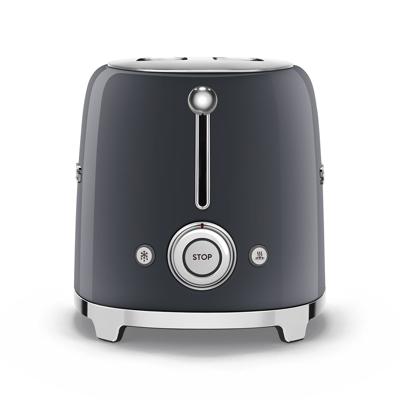 Smeg TSF01GREU broodrooster 2 snede(n) 950 W Grijs