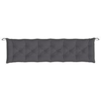 VidaXL Tuinbankkussens 2 st 200x50x7 cm oxford stof antracietkleurig - thumbnail