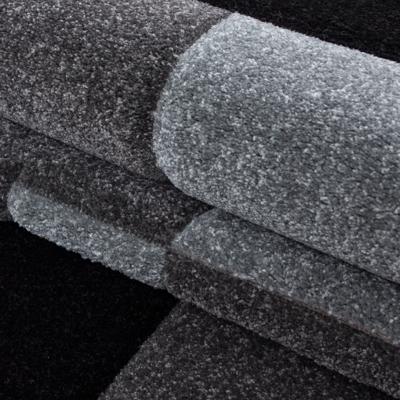 Tapeso Modern Vloerkleed Hawaii Grijs 1310 - 80x300 cm