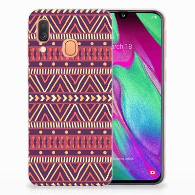 Samsung Galaxy A40 | TPU bumper | Aztec Paars