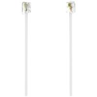 Hama Modulaire Kabel Stekker 6p4c - Stekker 6p4c 3 M Wit - thumbnail