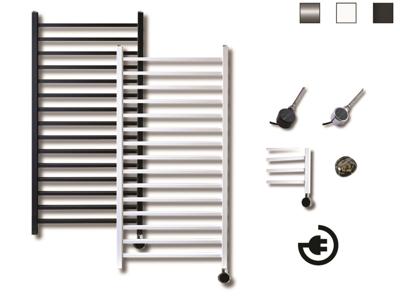 Sanicare Qubic elektrische design radiator 125x60cm chroom met thermostaat rechts chroom Sanicare Qubic elektrische design radiator 125x60cm chroom met thermostaat rechts chroom