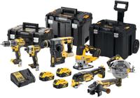 DeWalt dck755p3t | 7-delige combopack | xr 18 volt | 5,0 ah | li-ion | 3 accu's - dck755p3t-qw - thumbnail