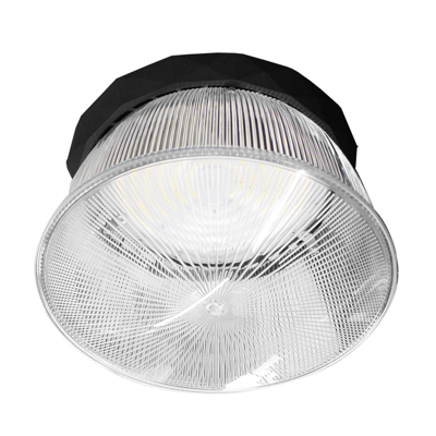 Saturn LED High Bay met 100° reflector en afdekking - Dimbaar - 90 Watt 17.100 lumen (190lm/W) - 5700K daglicht wit - IP65 waterdicht - Bridgelux LED's