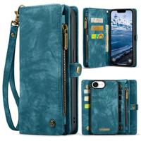 Caseme iPhone 16e hoesje - Vintage 2 in 1 portemonnee - Blauw - thumbnail