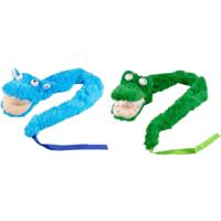 Hondenspeelgoed Pluche Handpop Groen/Blauw - 110 cm - thumbnail