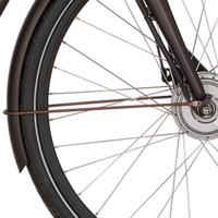 Cortina spatbordstang voor 28 e-yoya matt sparkle brown - thumbnail