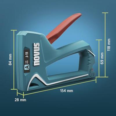 Novus Tools J-11 030-0455 Nietpistool Lengte nieten 4 - 8 mm - thumbnail