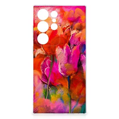 Smartphone hoesje Samsung Galaxy S24 Ultra Tulips