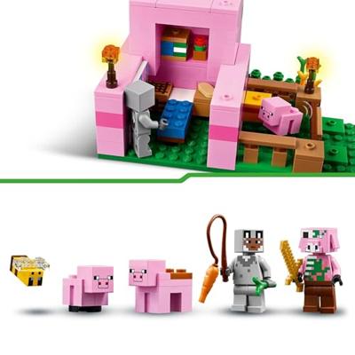 LEGO Minecraft 21268 Knorretjeshuis - Bouwspel voor meisjes vanaf 7 jaar - thumbnail
