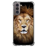 Samsung Galaxy S21 Case Anti-shock Leeuw - thumbnail