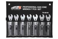 SuperB Super b set conussleutels professioneel 13-19 mm tb-hb100 0903429 - thumbnail