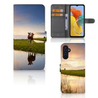 Samsung Galaxy M14 | Telefoonhoesje | Met pasjeshouder | Koe - thumbnail