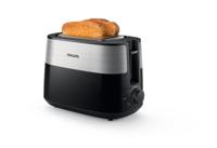 Philips Home HD2516/90 Daily Broodrooster RVS, Zwart - thumbnail