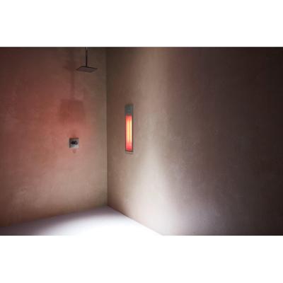 Sunshower Pure 2.0 Organic Grey Infrarood Inbouwapparaat 19.9x61.9x10 cm Half Body Aluminium Antraciet Sunshower