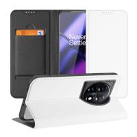 Stand Case Hoesje voor de OnePlus 11 Wit met Pashouder - thumbnail