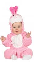 Konijn Roze Baby Jumpsuit - thumbnail