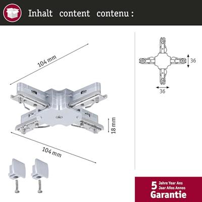 Paulmann Rails X stuk alu