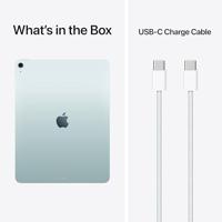 Apple iPad Air 13‑inch (M4): Liquid Retina-display, 1 TB, 12‑MP camera aan de voor- en achterkant, wifi 7 met Apple N1, Touch ID, batterij voor een hele dag – Blauw - thumbnail